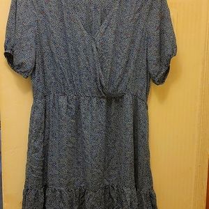 Lucky Brand - XL - Blue with red and white polkadots